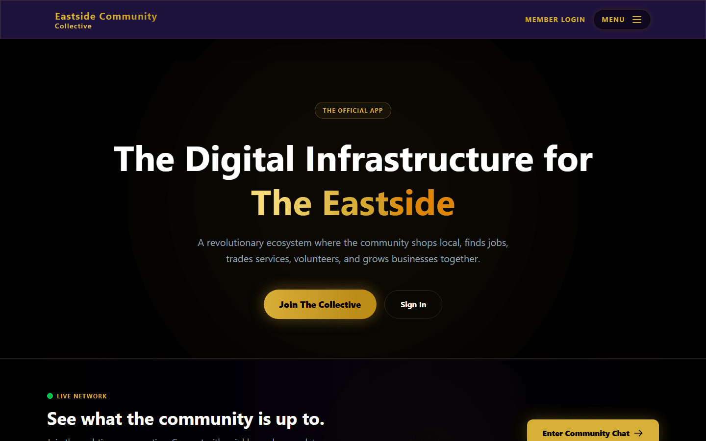 Eastside Collective — live build by Lumen Labs