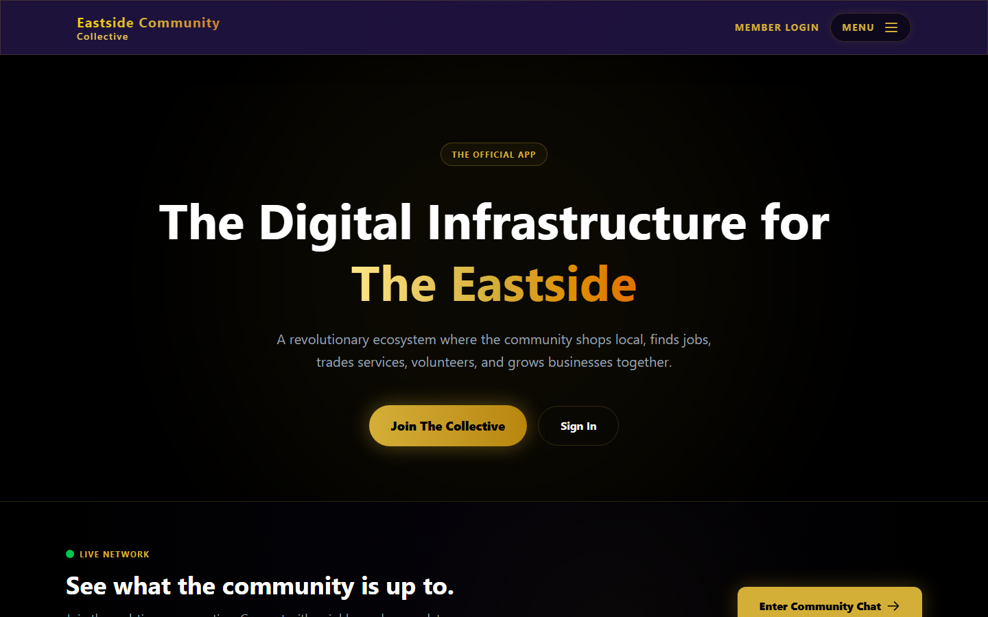 Eastside Collective — community app